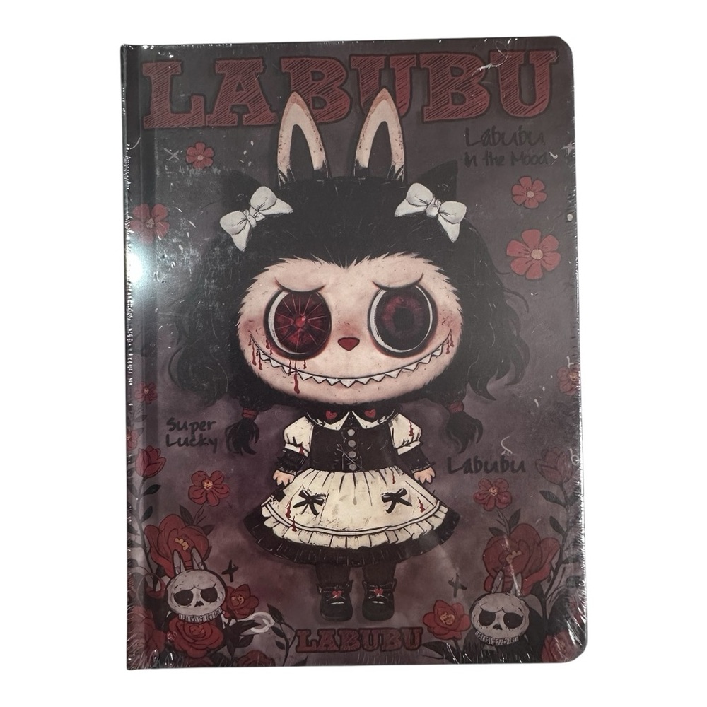 Labubu The Monsters LABUBU Emo Girl Hardcover 8x6 Notebook